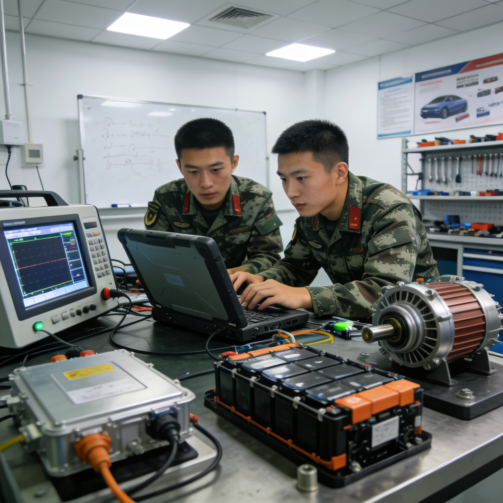 【楚风推荐】定向军士培养技能：新能源汽修专业的战略价值