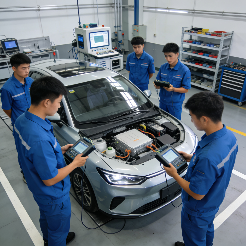 【楚风推荐】国防汽修班的新能源检测技术学习之路